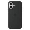 apple iphone 16 silicone case with magsafe black 1