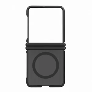 samsung z flip8 hybrid shield magnet case black 1 